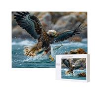 Puzzle Adulte 2000 Pièces Animaux aigles 100x70cm Impossible Difficile Défiant, Puzzles pour Adultes Jeu éducatif Défi Jouets 2000 Pièces Puzzles pour Adultes, Divertissement Créatif Cadeau u-144