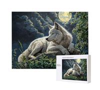 Puzzle Adulte 2000 Pièces Animaux Loup Blanc 100x70cm Impossible Difficile Défiant, Puzzles pour Adultes Jeu éducatif Défi Jouets 2000 Pièces Puzzles pour Adultes, Divertissement Créatif Cadeau u-145
