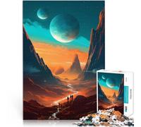 Puzzle Adulte 2000 pièces Art des Montagnes et des planètes Entraînez Votre Cerveau et Vos Mains Super Cadeau 70x100cm