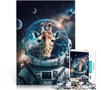 Puzzle Adulte 2000 pièces Astronaute zèbre Aidez Le Cerveau à exercer des Jouets addictifs pour cultiver la Patience décoration Murale 70x100cm