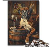 Puzzle Adulte 2000 pièces Boxer Buvant pour 14 Ans et Plus Jeu de défi Unique Jeux de Famille Cadeaux d'anniversaire de Noël 70x100cm