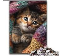 Puzzle Adulte 2000 pièces Chat endormi pour et à partir de 14 Ans Jouets de Jeu Car C'est Un pour Toute la Famille 70x100cm
