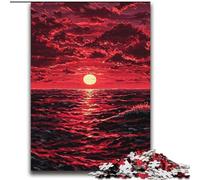 Puzzle Adulte 2000 pièces Coucher de Soleil sur la mer pour et à partir de 14 Ans Jouets de Jeu Car C'est Un pour Toute la Famille 70x100cm
