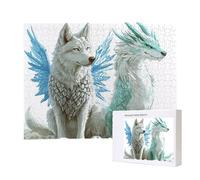 Puzzle Adulte 2000 Pièces Dinosaure Loup Puzzles pour Adultes Jeu éducatif Défi Jouets 2000 Pièces Puzzles pour Adultes Enfants, Puzzle de Bricolage Coloré pour la Décor de la Maison 100x70cm l-485