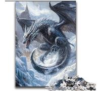 Puzzle Adulte 2000 pièces Dragon Japonais à Vagues pour Enfants de 14 Ans et Plus, idéal comme Cadeau pour Toute la Famille 70x100cm