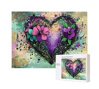 Puzzle Adulte 2000 Pièces Fleurs Amour 100x70cm Impossible Difficile Défiant, Puzzles pour Adultes Jeu éducatif Défi Jouets 2000 Pièces Puzzles pour Adultes, Divertissement Créatif Cadeau u-324