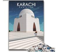 Puzzle Adulte 2000 pièces Karachi Pakistan, Jouet éducatif et décompressant, idéal comme Cadeau pour Toute la Famille 70x100cm