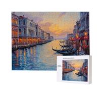 Puzzle Adulte 2000 Pièces La Grande Muraille de l 'Eau Venise 100 x 70cm Puzzles pour Adultes Jeu éducatif Défi Jouets 2000 Pièces Puzzles, Puzzle de Bricolage pour la Décor de la Maison m-827
