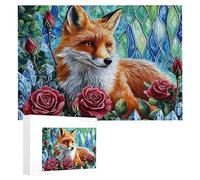 Puzzle Adulte 2000 Pièces La Rose du Renard Artisanat Cadeau Famille Puzzles Classique Hands on Game 3D Puzzle Jouet en Bois Moderne Art Mural Cadeau Unique Décoration Intérieur 100 x 70 cm H-276