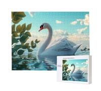 Puzzle Adulte 2000 Pièces Lac des cygnes 100 x 70cm Puzzles pour Adultes Jeu éducatif Défi Jouets 2000 Pièces Puzzles pour Adultes Enfants, Puzzle de Bricolage Coloré pour la Décor de la Maison m-807