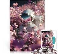 Puzzle Adulte 2000 pièces L'astronaute se déplace dans l'obscurité silencieuse Jeu de Quiz Cadeaux du Père Noël Secret 70x100cm