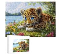 Puzzle Adulte 2000 Pièces Le léopard Artisanat Cadeau Famille Puzzles Classique Hands on Game 3D Puzzle Jouet en Bois Moderne Art Mural Cadeau Unique Décoration Intérieur 100 x 70 cm H-306