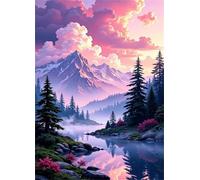 Puzzle Adulte 2000 pièces,Montagne de Nuages du Paysage 100x70 cm Puzzles pour Adultes Jeu éducatif Défi Jouets 2000 Pièces Puzzles pour Décoration de la Maison