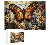 Puzzle Adulte 2000 Pièces Papillons Artisanat Cadeau Famille Puzzles Classique Hands on Game 3D Puzzle Jouet en Bois Moderne Art Mural Cadeau Unique Décoration Intérieur 100 x 70 cm H-292