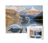 Puzzle Adulte 2000 Pièces Paysage de cygnes Puzzles pour Adultes Jeu éducatif Défi Jouets 2000 Pièces Puzzles pour Adultes Enfants, Puzzle de Bricolage Coloré pour la Décor de la Maison 100x70cm l819