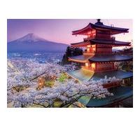 Puzzle adulte 2000 pieces paysage du japon mont fuji - collection asie - montagne G