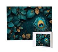 Puzzle Adulte 2000 Pièces Plumes Florales Puzzles pour Adultes Jeu éducatif Défi Jouets 2000 Pièces Puzzles pour Adultes Enfants, Puzzle de Bricolage Coloré pour la Décor de la Maison 100x70cm l-377