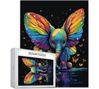 Puzzle Adulte 2000 Pièces Puzzle Éléphant Puzzles pour Adultes de Qualité Supérieure, Animal Puzzles Classiques, DIY Jeu D'Intelligence De l'art de la Décoration Moderne Maison Jeu Cadeau Noël H-113
