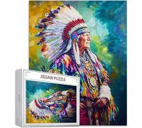 Puzzle Adulte 2000 Pièces Puzzle Indiens Puzzles pour Adultes de Qualité Supérieure, Homme Puzzles Classiques, DIY Jeu D'Intelligence De l'art de la Décoration Moderne Maison Jeu Cadeau Noël H-6197