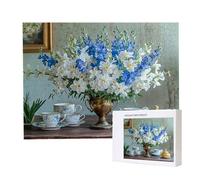 Puzzle Adulte 2000 Pièces Tasse de thé Fleurs Puzzles pour Adultes Jeu éducatif Défi Jouets 2000 Pièces Puzzles pour Enfants, Puzzle de Bricolage Coloré pour la Décor de la Maison 100x70cm l-83