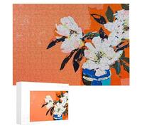 Puzzle Adulte 2000 Pièces Vase à Fleurs Artisanat Cadeau Famille Puzzles Classique Hands on Game 3D Puzzle Jouet en Bois Moderne Art Mural Cadeau Unique Décoration Intérieur 100 x 70 cm H-310