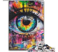Puzzle Adulte 2000 pièces Yeux psychiques pour et à partir de 14 Ans Jouets de Jeu Car C'est Un pour Toute la Famille 70x100cm