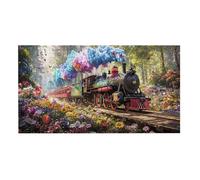 Puzzle Adulte 2444 Pièces Le train panoramique 179x45cm Impossible Difficile Défiant, Puzzles pour Adultes Jeu éducatif Défi Jouets 2444 Pièces Puzzles pour Adultes, Divertissement Créatif Cadeau z228
