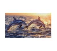 Puzzle Adulte 2444 Pièces L'océan des dauphins 179x45cm Impossible Difficile Défiant, Puzzles pour Adultes Jeu éducatif Défi Jouets 2444 Pièces Puzzles pour Adultes, Divertissement Créatif Cadeau z318