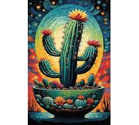 Puzzle Adulte 30 Pièces Cactus Paysager 25 x 20 cm Classique Puzzles Jeu Éducatif Défi Divertissement Créatif Puzzle 30 Pieces Adulte