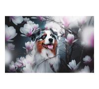 .Puzzle Adulte 300(38x26cm) pièces Australian Sheepdog Fun Game Puzzle