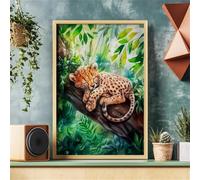 Puzzle Adulte 300 Pièces Arbre Léopard Animal 38 x 26 cm Puzzles pour Adultes Jeu éducatif Puzzle Impossible Puzzles 300 Pièces Adultes
