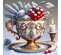 Puzzle Adulte 300 Pièces, Bricolage Puzzle Branche de Tasse à thé, Puzzles Impossible 300 Pieces, Jeu de Famille Team Building, Cadeau pour Les Amants ou Les Amis, Unique Home Decor