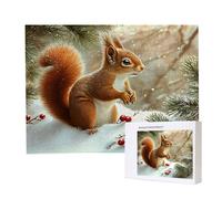 Puzzle Adulte 3000 Pièces Baies d'écureuils Puzzles pour Adultes Jeu éducatif Défi Jouets 3000 Pièces Puzzles pour Adultes Enfants, Puzzle de Bricolage Coloré pour la Décor de la Maison 122x80cm l812