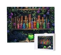 Puzzle Adulte 3000 Pièces Bouteille de crâne Puzzles pour Adultes Jeu éducatif Défi Jouets 3000 Pièces Puzzles pour Enfants, Puzzle de Bricolage Coloré pour la Décor de la Maison 122x80cm l-494