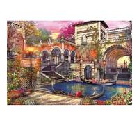 Puzzle adulte 3000 pieces canaux et gondoles de venise - collection paysage romantique italie - educa nouveaute G