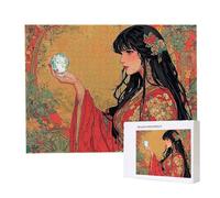 Puzzle Adulte 3000 Pièces Femmes Puzzles pour Adultes Jeu éducatif Défi Jouets 3000 Pièces Puzzles pour Adultes Enfants, Puzzle de Bricolage Coloré pour la Décoration de la Maison 122x80cm l-640