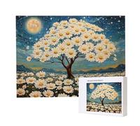 Puzzle Adulte 3000 Pièces l'arbre des Marguerites Puzzles pour Adultes Jeu éducatif Défi Jouets 3000 Pièces Puzzles pour Enfants, Puzzle de Bricolage Coloré pour la Décor de la Maison 122x80cm l-102