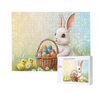 Puzzle Adulte 3000 Pièces Oeufs de Lapin 122 x 80cm Puzzles pour Adultes Jeu éducatif Défi Jouets 3000 Pièces Puzzles pour Adultes Enfants, Puzzle de Bricolage Coloré pour la Décor de la Maison m-820