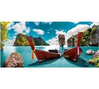 Puzzle Adulte 3000 Pieces Paysage Coin paradisiaque de Phuket : mer - Set Collection Panorama Pays thaïlande + 1 Carte Tigre