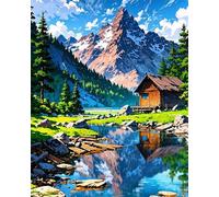 Puzzle Adulte 3000 Pièces Refuge de l’Arbre Montagne, Jigsaw Puzzle 3000 Pieces, Divertissement Créatif Impossible Difficile Puzzles, Le Cadeau Parfait pour La Famille Et Les Amis