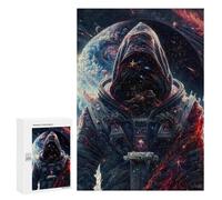 Puzzle adulte 300pcs astronaute dans l'espace, 152 puzzles pour adolescents, jeux de pensée, tableaux muraux, cadeaux de Noël et d'anniversaire, 300pcs