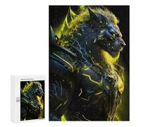 Puzzle Adulte 300pcs pour Garçons Electric Lion Armor Puzzle Jouet Mural Modèle à Assembler Interaction Parent-Enfant 300pcs