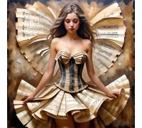 Puzzle Adulte 35 Pièces, Bricolage Puzzle La Fille du Journal, Puzzles Impossible 35 Pieces, Jeu de Famille Team Building, Cadeau pour Les Amants ou Les Amis, Unique Home Decor