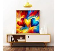 Puzzle Adulte 35 Pièces, Bricolage Puzzle l'amour des Couleurs, Puzzles Impossible 35 Pieces, Jeu de Famille Team Building, Cadeau pour Les Amants ou Les Amis, Unique Home Decor