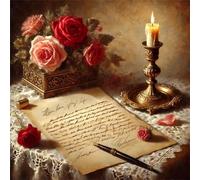 Puzzle Adulte 35 Pièces, Bricolage Puzzle Lettre d'amour, Puzzles Impossible 35 Pieces, Jeu de Famille Team Building, Cadeau pour Les Amants ou Les Amis, Unique Home Decor