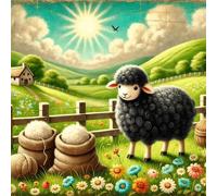 Puzzle Adulte 35 Pièces, Bricolage Puzzle Moutons des steppes, Puzzles Impossible 35 Pieces, Jeu de Famille Team Building, Cadeau pour Les Amants ou Les Amis, Unique Home Decor