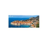 Puzzle Adulte 4000 Pieces Dubrovnik et le bord de Mer - Set Collection Croatie Paysage De Montagne + 1 Carte Tigre