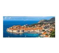 Puzzle adulte 4000 pieces dubrovnik et le bord de mer - set collection croatie paysage de montagne + 1 carte tigre