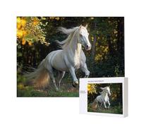 Puzzle Adulte 4000 Pièces Forêt Chevaux 140x87cm Impossible Difficile Défiant, Puzzles pour Adultes Jeu éducatif Défi Jouets 4000 Pièces Puzzles pour Adultes, Divertissement Créatif Cadeau u-657