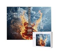 Puzzle Adulte 4000 Pièces Guitare 140x87cm Impossible Difficile Défiant, Puzzles pour Adultes Jeu éducatif Défi Jouets 4000 Pièces Puzzles pour Adultes, Divertissement Créatif Cadeau u-385